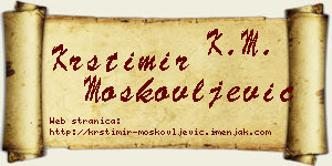 Krstimir Moskovljević vizit kartica